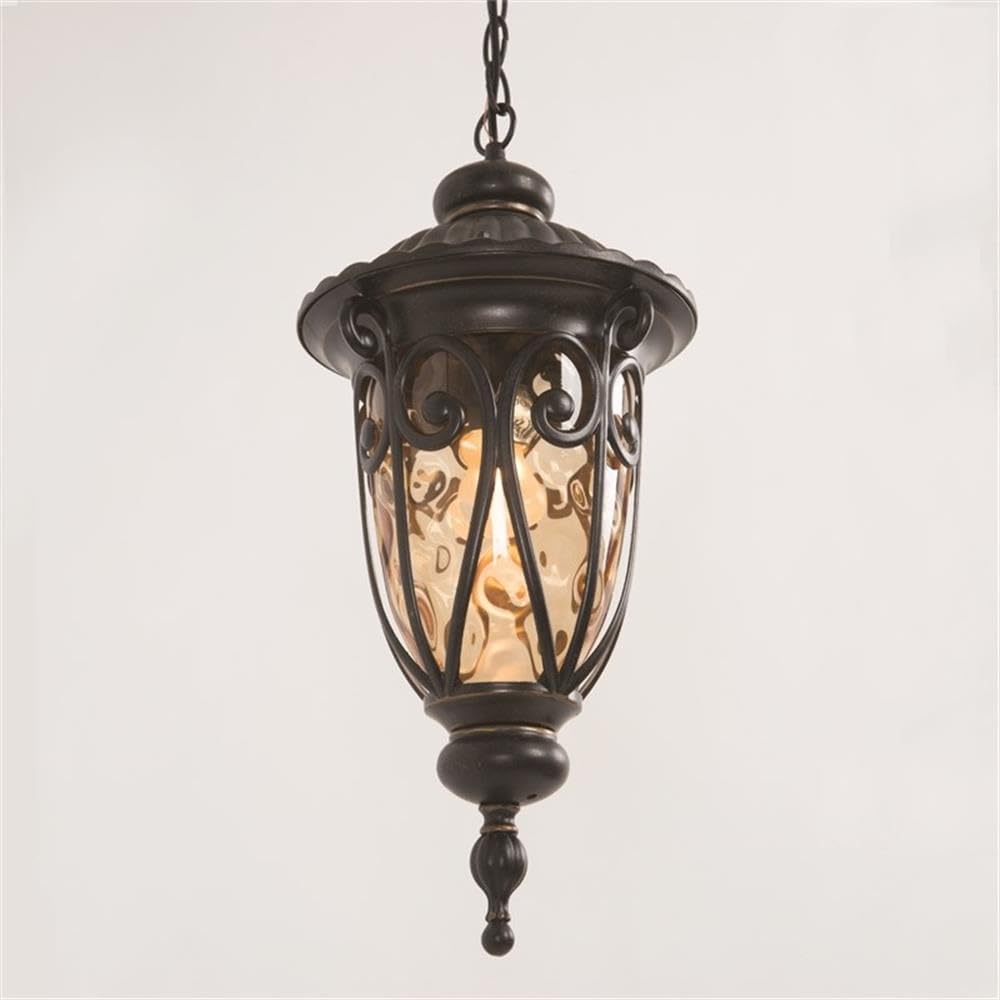 Nine-Inch Incandescent Hanging, 1-Light Exterior Light