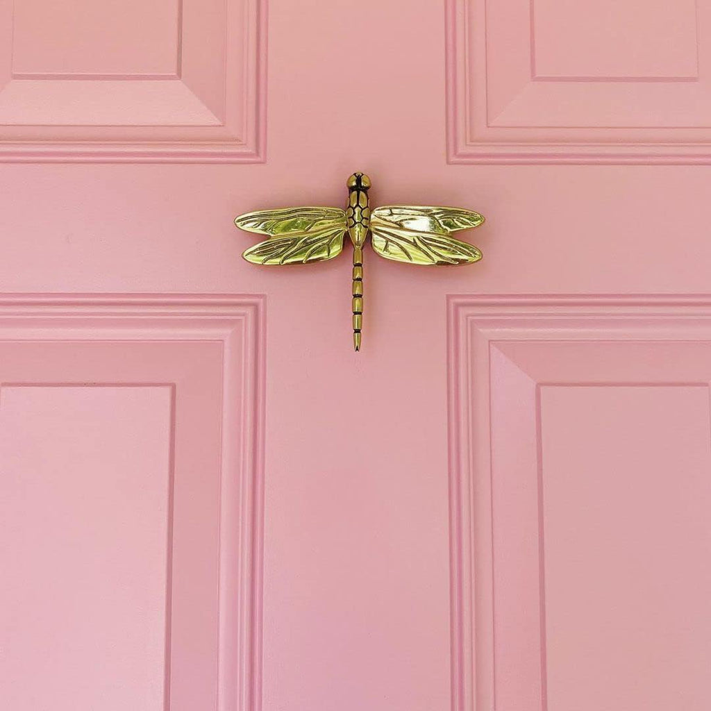 Dragonfly Door Knocker - Brass (Standard Size)