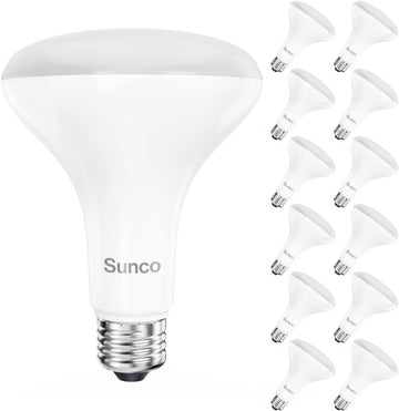 12 Pack BR30 LED Bulb, Recessed Can Light Bulbs, Indoor Flood Lighting, 1600 LM, 16W (100W Equivalent) 5000K Daylight