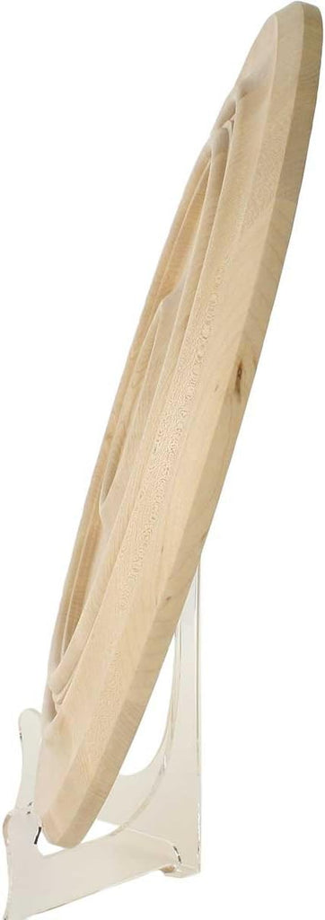 16"OD x 1 1/8"P Carved Traditional Ceiling Medallion, Red Oak (Fits Canopies up to 3 3/8")