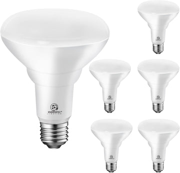LED Flood Light Bulbs BR30, 65W Equivalent, Dimmable, Daylight 5000K, Indoor Flood Lights for Recessed Cans, 6 Pack