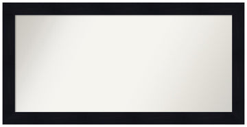 Blue Bathroom Mirror for Over Sink, 24x48 Custom Made Shiplap Navy Rectangle Vanity Mirror, Oversize Country Rustic