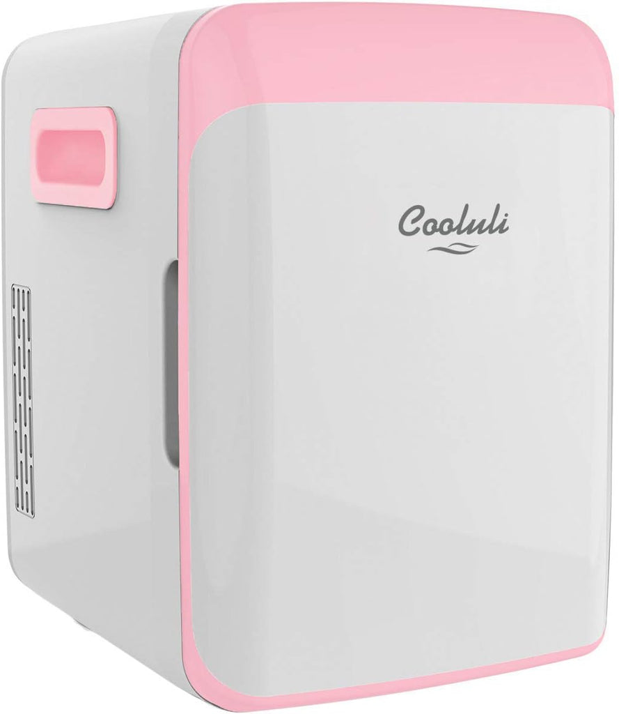 10L Mini Fridge for Bedroom - Car, Office Desk & College Dorm Room - 12V Portable Cooler & Warmer for Food, Drinks
