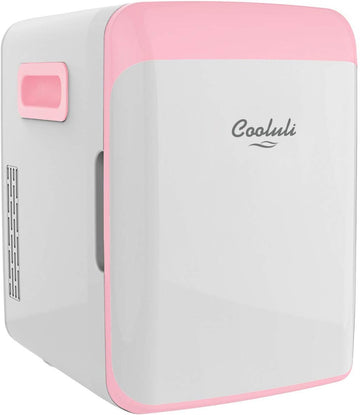10L Mini Fridge for Bedroom - Car, Office Desk & College Dorm Room - 12V Portable Cooler & Warmer for Food, Drinks