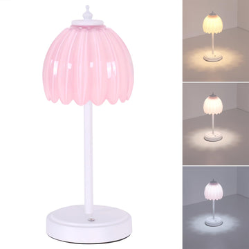 Rechargeable Table Lamp with 5200mAh Battery & Touch Control - 3 Adjustable Color Temperatures, Cordless Dimmable