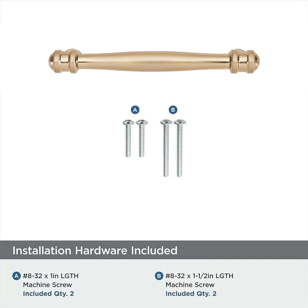 5 Pack 12inch(305mm) Hole Center Champagne Bronze Cabinet pulls Honey Bronze Solid Heavy-Duty Tradition Kitchen