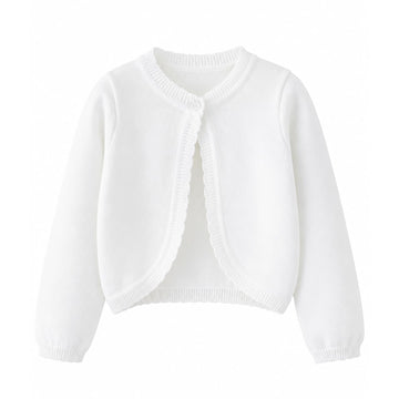 Baby Girls Cardigan Sweater Newborn Infant Toddler Cotton Knit Tops
