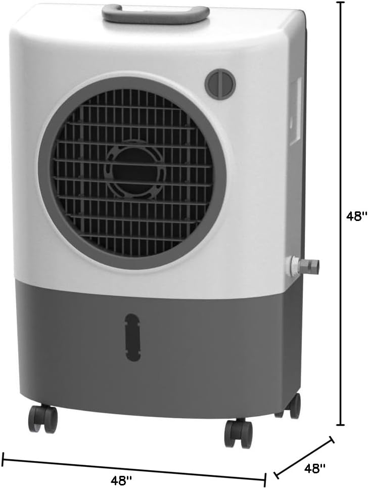 Portable Swamp Coolers - 1300 CFM MC18M Evaporative Air Cooler with 2-Speed Fan, 53.4 dB