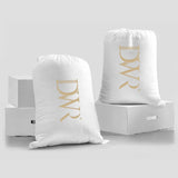 Luxury Oversized King Down Feather Fibers Comforter, Soft Cotton Blend Cover, High Fill Power Medium