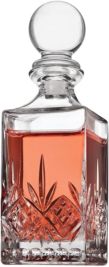 Mini Whiskey Decanter for Liquor Whisky Vodka or Wine - 10oz, Dublin Collection