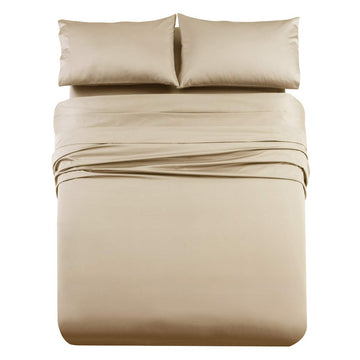 Hotels Luxury Heavyweight 1000 Thread Count 3pc Bed Sheet Set 100% Cotton Material, Cool - Durable, Soft and