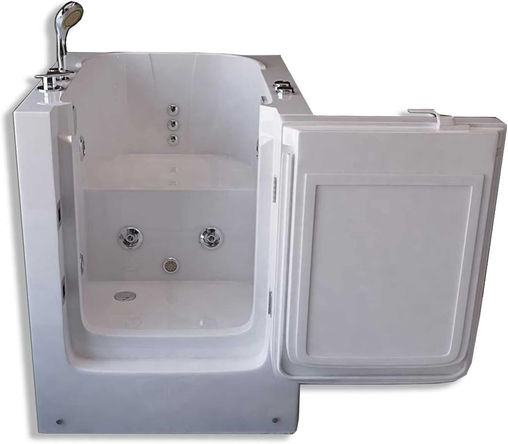 Whirlpool bathtub with door hydrotherapy Walk-in 36.5” x 32.5” 7 jets - Florida