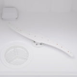 Portable Countertop Dishwasher, 5 Washing 12 Spouts Water Tank Leak-Proof Dry and 360° Rotation Flushing