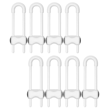 Cabinet Locks for Babies,Child Proof Cabinet Locks,8 Pack,White