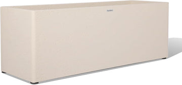 42 Inch Rectangular Concrete Planter(42Lx14Wx15H,58 Pounds),Durable All-Weather Use with Drainage Holes,Large