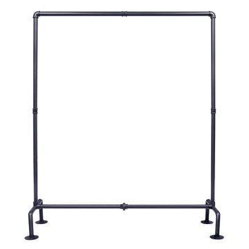 Heavy Duty Clothes Rack, Industrial Pipe Clothing Rack Freestanding