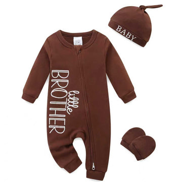 Boy Newborn Outfit Little Brother Onesie Preemie Baby Boy Clothing