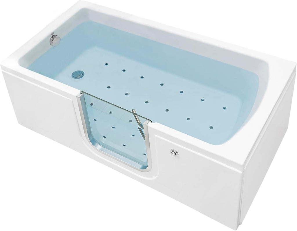 Ella Laydown 30x60 Air Massage Walk in Bathtub Left Drain