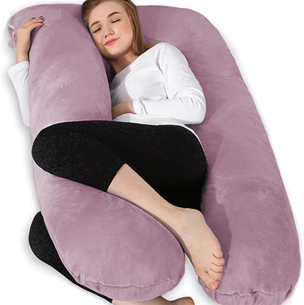 Pregnancy Pillow, C Shaped Full Body Pillow Maternity Pillow for Women 55 inch, Pregnancy Pillows for Sleeping