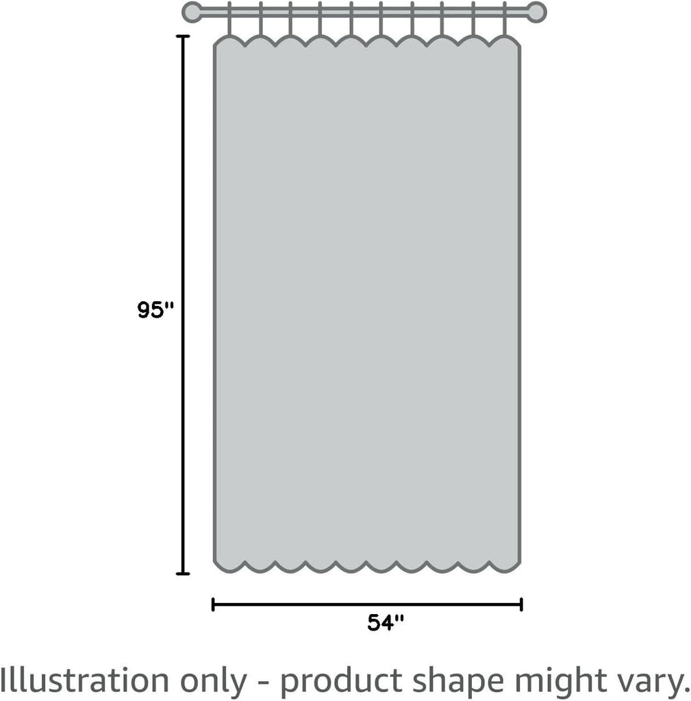 White Sheer Voile Curtains, Decorative White Embossed Butterflies Rod Pocket Window Drapes for Home Kitchen, Living