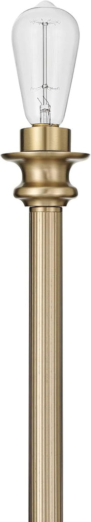 Harmony 72" High Antique Brass and Cast Glass Torchiere Floor Lamp