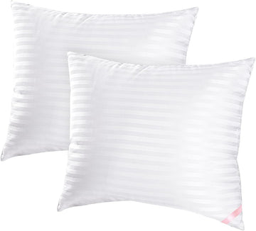 Throw Pillow Inserts, Machine Washable Pillows,Premium Polyester Fiber Fill for Sofa Bed & Decorative Cushions - Set of 2