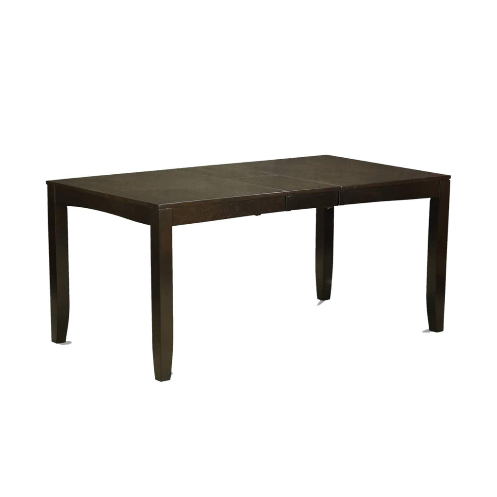 West Furniture 6 Piece Dining Table Set Contains a Rectangle Dining Room Table with Butterfly Leaf and 4