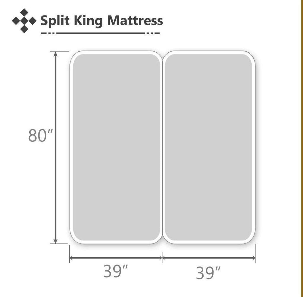 Split King Sheets Sets for Adjustable Bed, 600 Thread Count Egyptian Cotton Sheets, 5 Piece Split King Sheet Set