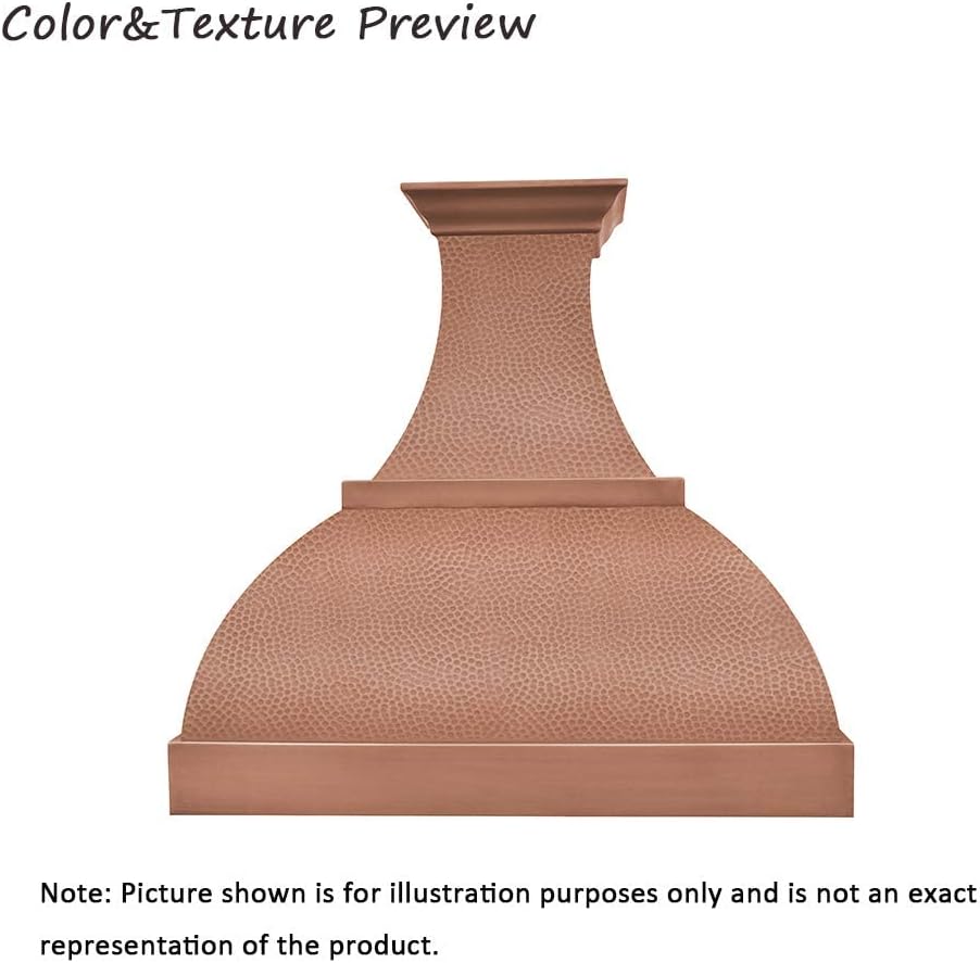 Copper Range Hood Insert