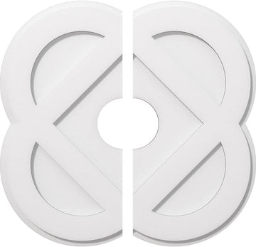 Charlotte Architectural Grade PVC Contemporary Urethane Ceiling Medallions 24"OD x 5"ID x 9 1/2"C x 1"P