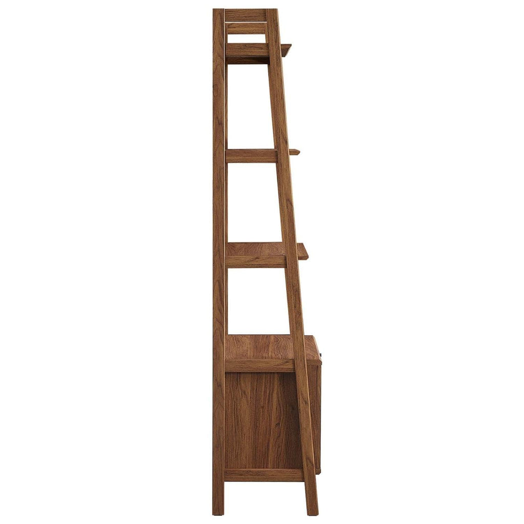 21" Bookshelf Display Case in Walnut