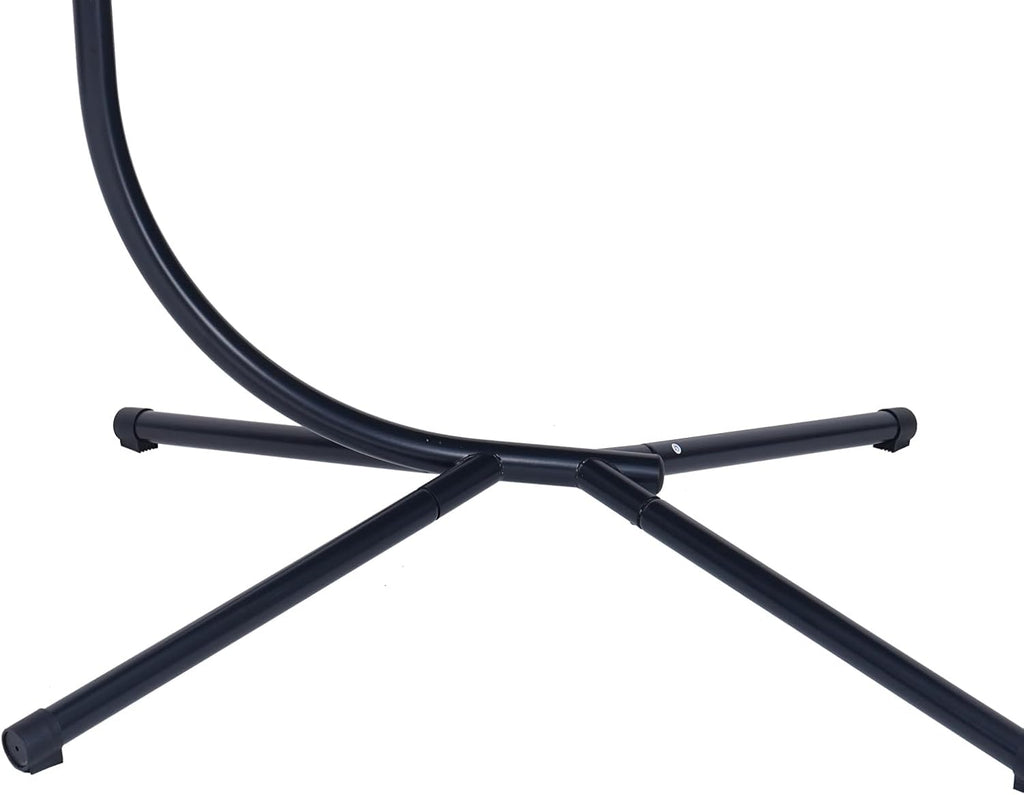 Outdoor Egg Chair Swing, Hanging Egg Chair with Stand Canopy Indoor/Outdoor Collapsible Minimalist, Easy to Store