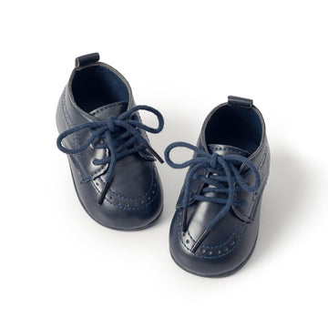 Infant Baby Boy Oxford Shoes PU Leather Loafers Rubber and Soft Sole Wedding Dress Shoes Toddler Girl Baby Walking