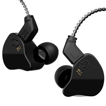 CCZ Melody in Ear Monitors Earphones Headphones Wired Earbuds Without Microphone IEM HiFi Bass with 1DD 1BA, Ear