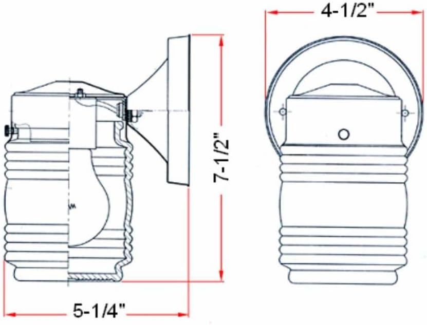 Jelly Jar 1-Light Outdoor Wall Light with Clear Ribbed Glass, Wet Rated for Porch, Patio, and Entryway - House