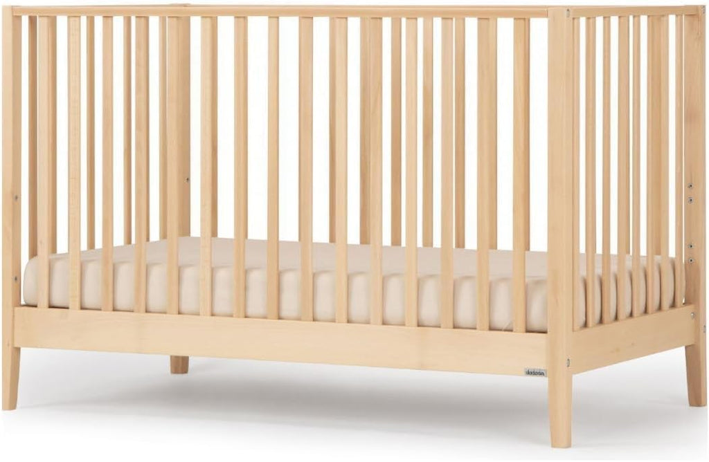 Baby LaLa 3-in-1 Convertible Wood Crib Bed, Made in Italy, Natural
