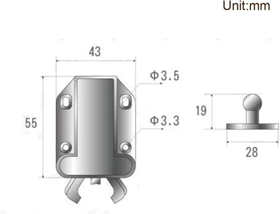 8 Pack Push Latch，Touch Latch Safe Push Latch，Rebound self-Locking Device，Open Catch Lock Drawer Cabinet Catch Touch