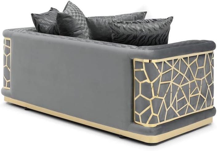 Talia G0990A-L Loveseat Dark Gray