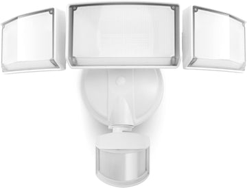 72W 7500LM LED Security Lights Motion Sensor Light Outdoor, 5000K Daylight, IP65 Waterproof, Dusk to Dawn, 3-Head