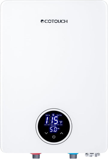Tankless Water Heater, ECOTOUCH 27kW 240V Water Heater Electric Hot Water Heaters