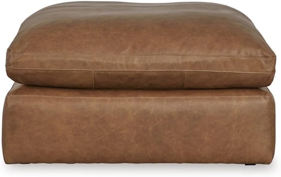 Luxe Oversized Lounge Chair — Caramel
