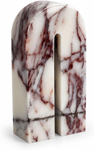 Marble Bookends Decor, Book Ends Set of 1