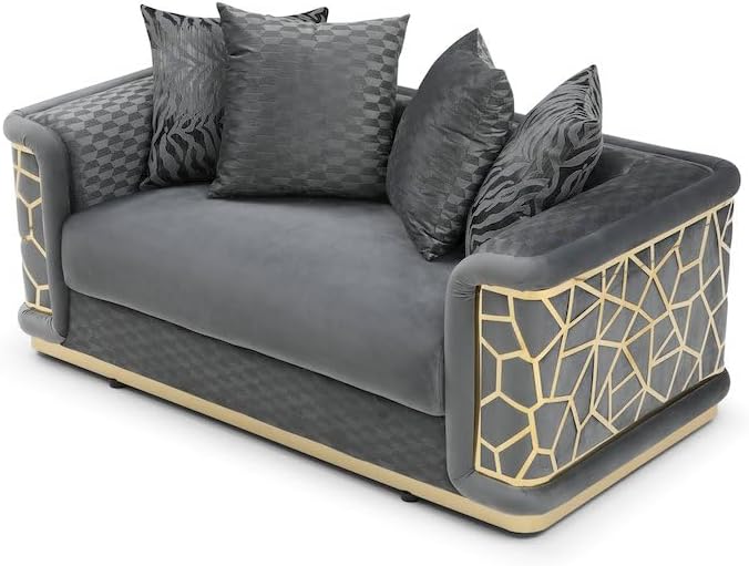 Talia G0990A-L Loveseat Dark Gray