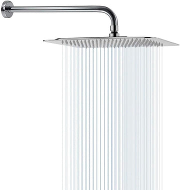 Square Rain Shower Head With Extension Arm