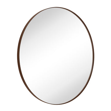 30 inch Oil Rubbed Bronze Round Mirror Circle Bathroom Vanity Mirror