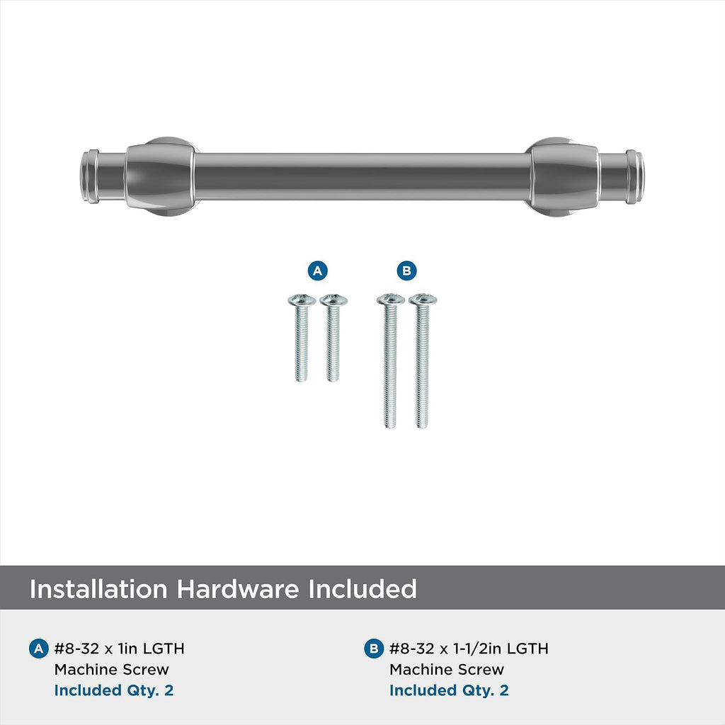 3-3/4" Winsome Polished Chrome Drawer Pull