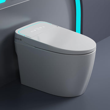 Smart Toilet Auto Flush: Elongated Heated Seat Tankless Toilet