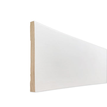 3-1/4" Baseboard Moulding, Primed Fingerjoint Poplar, Modern Craftsman Style, 1/2" x 3-1/4" x 94", 4709
