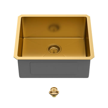 21 Inch Gold Undermount Bar Sink