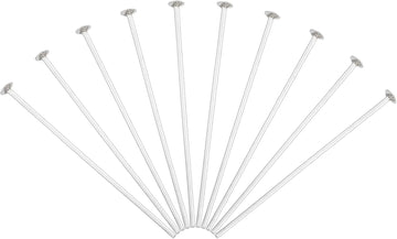 Chandelier Connector Clip Pins, 100 Pack 2.5mm OD x 50mm L Chandelier Replacement Prism Copper Pins for Fastening